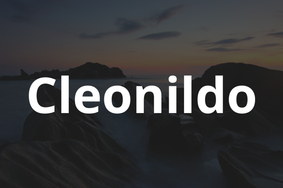Significado do nome Cleonildo