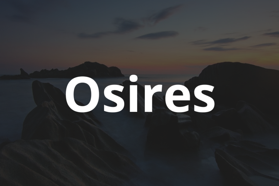 Significado do nome Osires