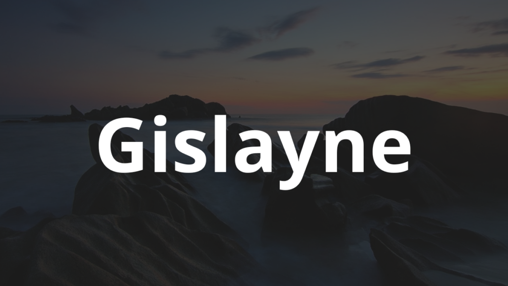 Significado do nome Gislayne: História e origem! 1 Significado do nome Gislayne