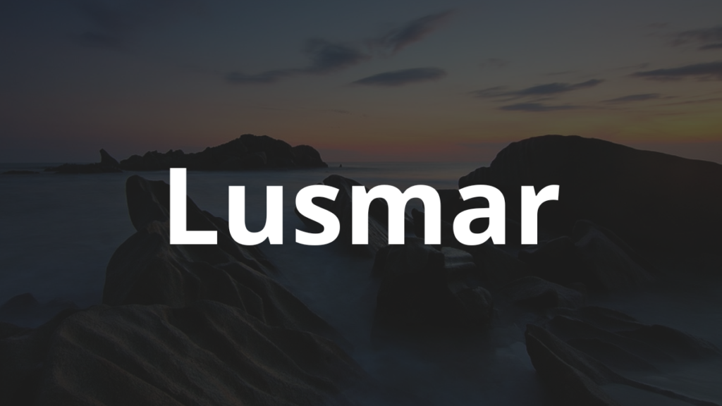 Significado do nome Lusmar: História e origem! 1 Significado do nome Lusmar