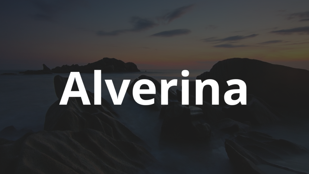 Significado do nome Alverina: História e origem! 1 Significado do nome Alverina