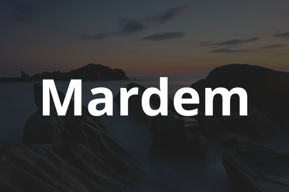 Significado do nome Mardem