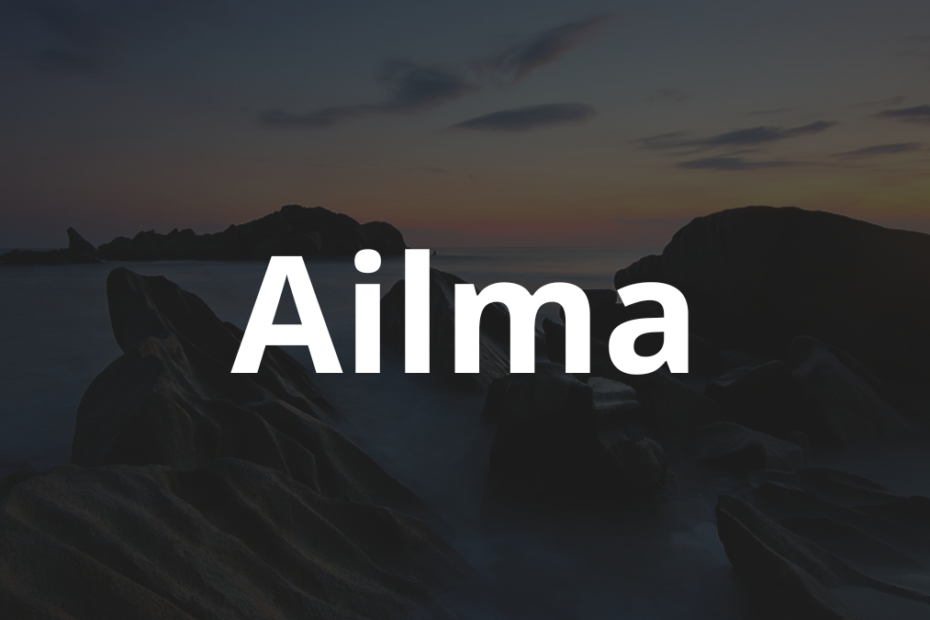 Significado do nome Ailma