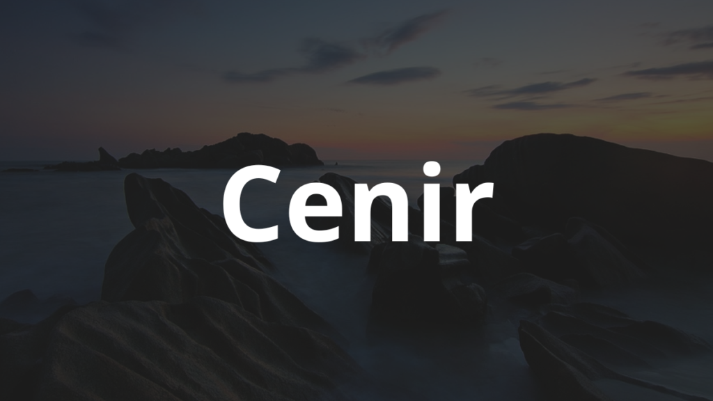 Significado do nome Cenir