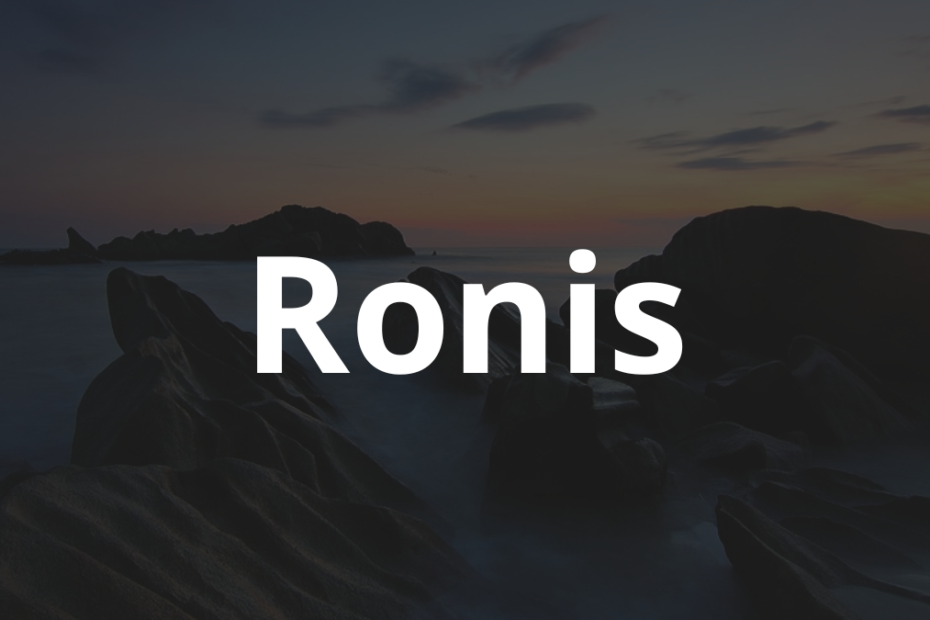 Significado do nome Ronis