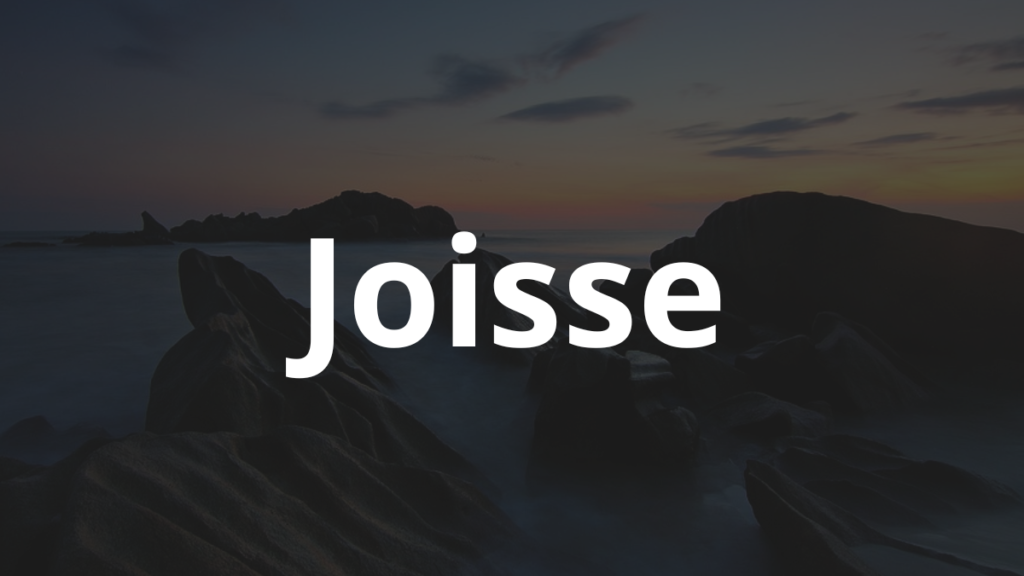Significado do nome Joisse