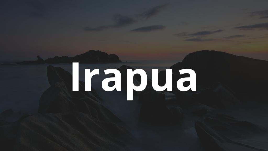 Significado do nome Irapua