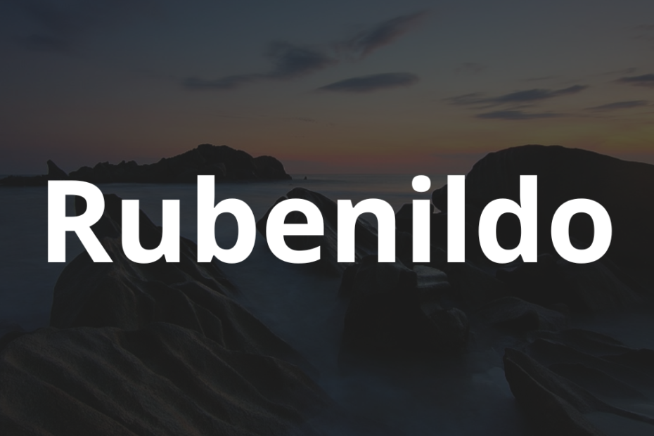 Significado do nome Rubenildo: História e origem! 7 Significado do nome Rubenildo