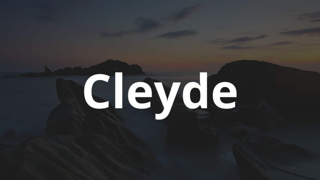 Significado do nome Cleyde