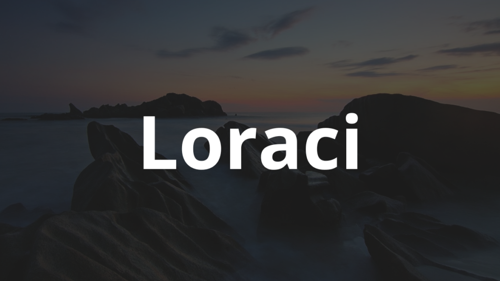 Significado do nome Loraci