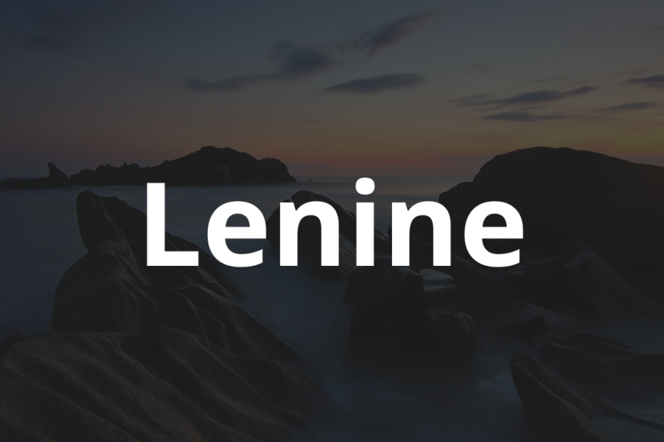 Significado do nome Lenine