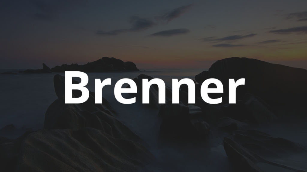 Significado do nome Brenner
