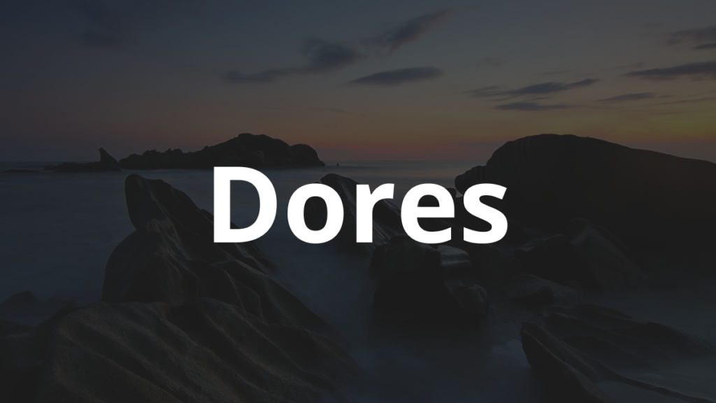 Significado do nome Dores