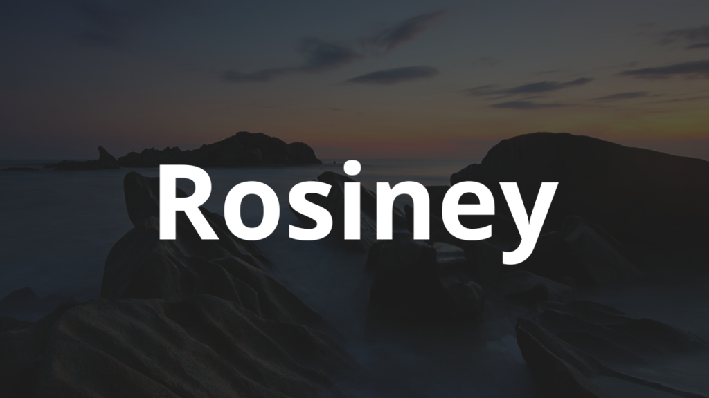Significado do nome Rosiney: História e origem! 1 Significado do nome Rosiney