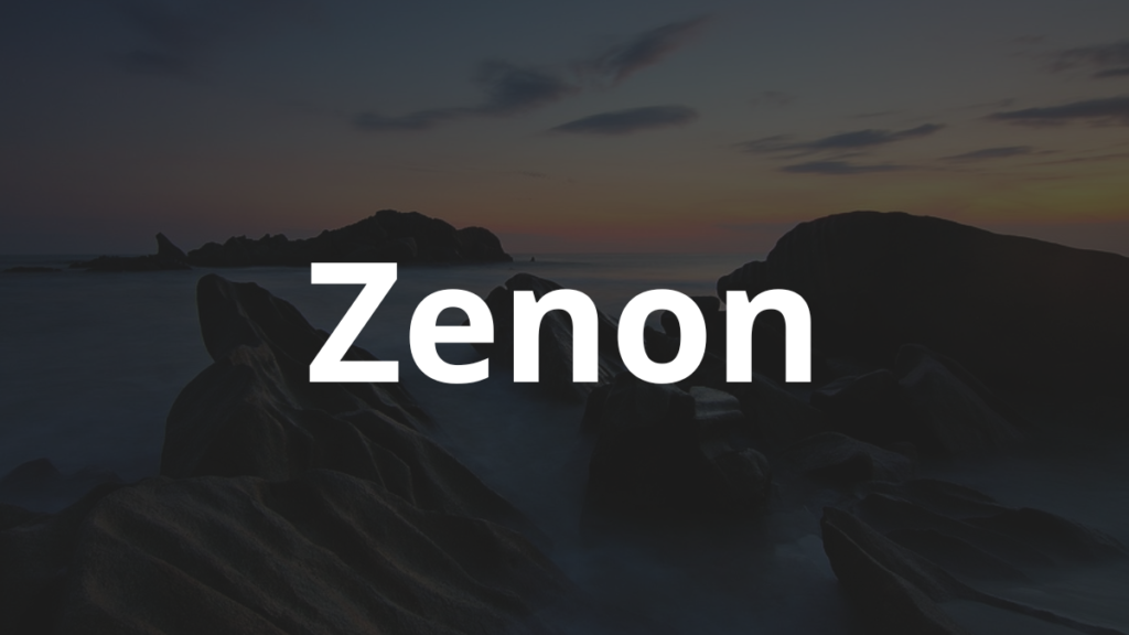 Significado do nome Zenon: História e origem! 1 Significado do nome Zenon