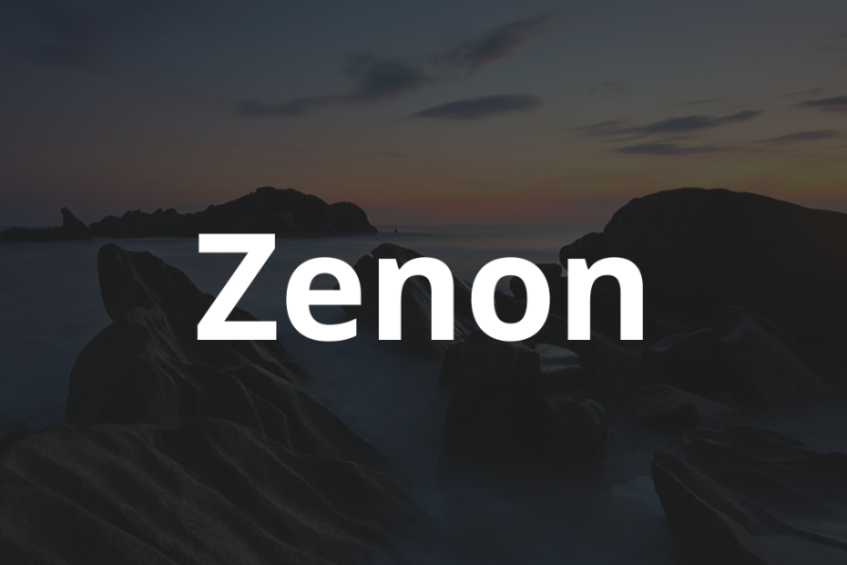 Significado do nome Zenon