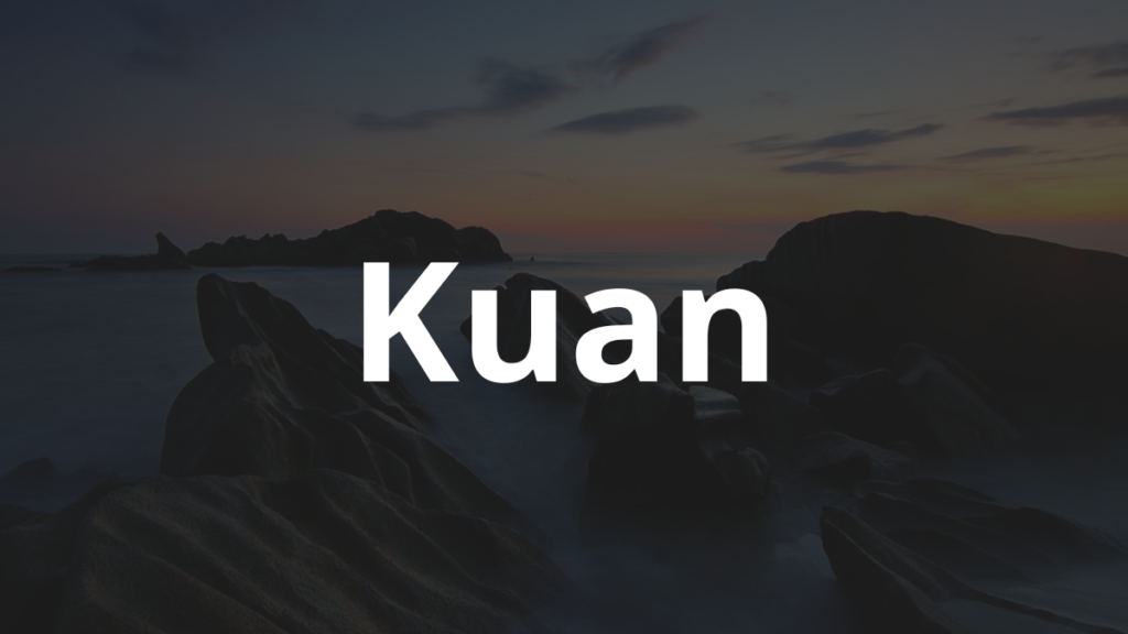 Significado do nome Kuan