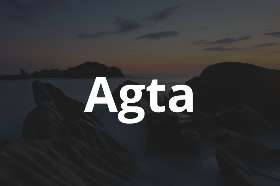 Significado do nome Agta