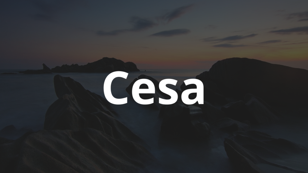 Significado do nome Cesa