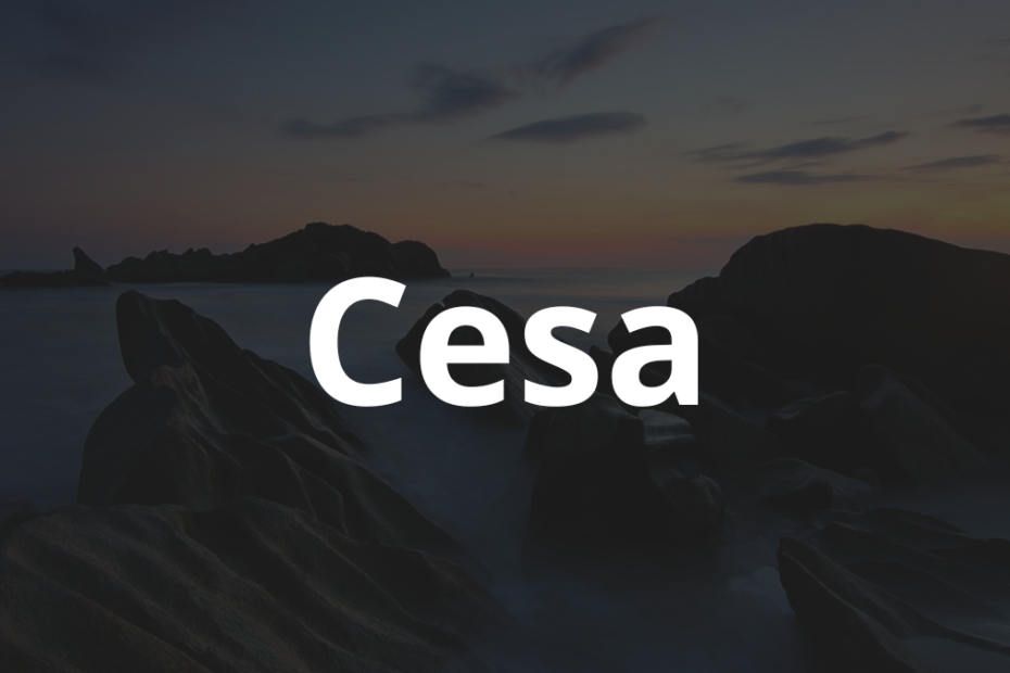 Significado do nome Cesa