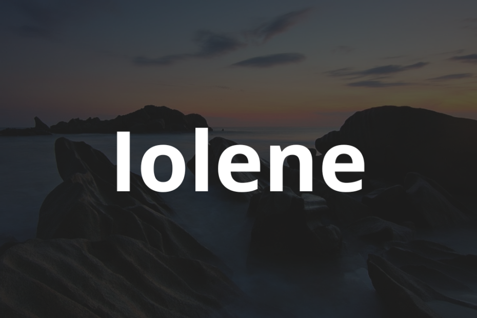 Significado do nome Iolene