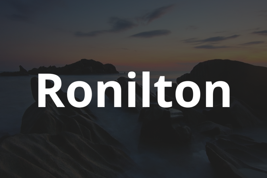 Significado do nome Ronilton