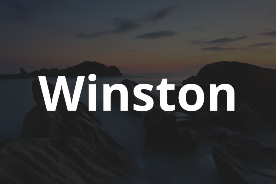 Significado do nome Winston: História e origem! 9 Significado do nome Winston