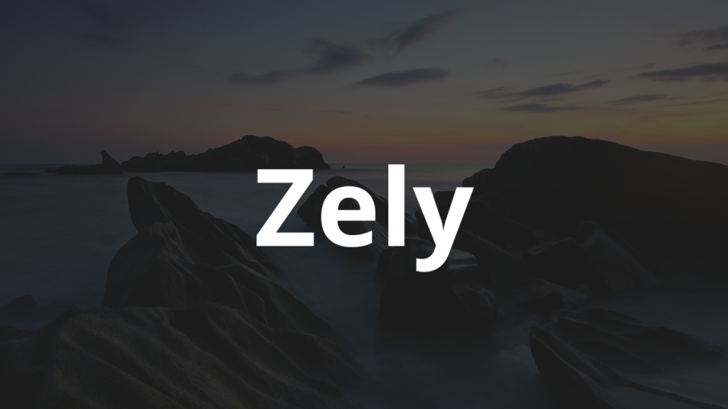 Significado do nome Zely