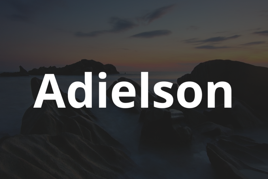 Significado do nome Adielson