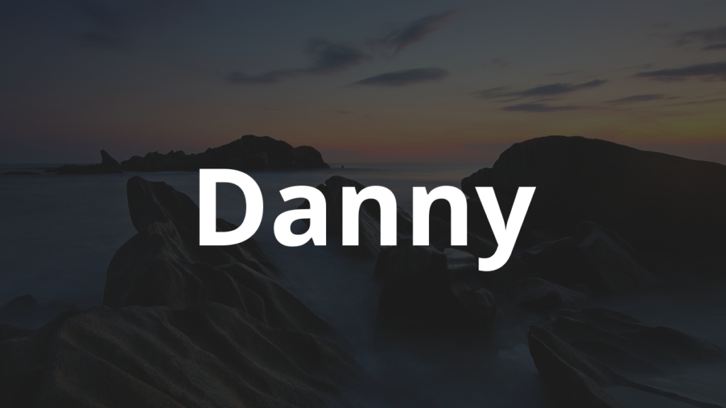 Significado do nome Danny