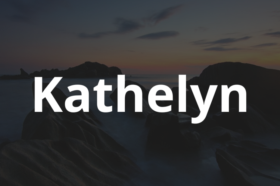 Significado do nome Kathelyn