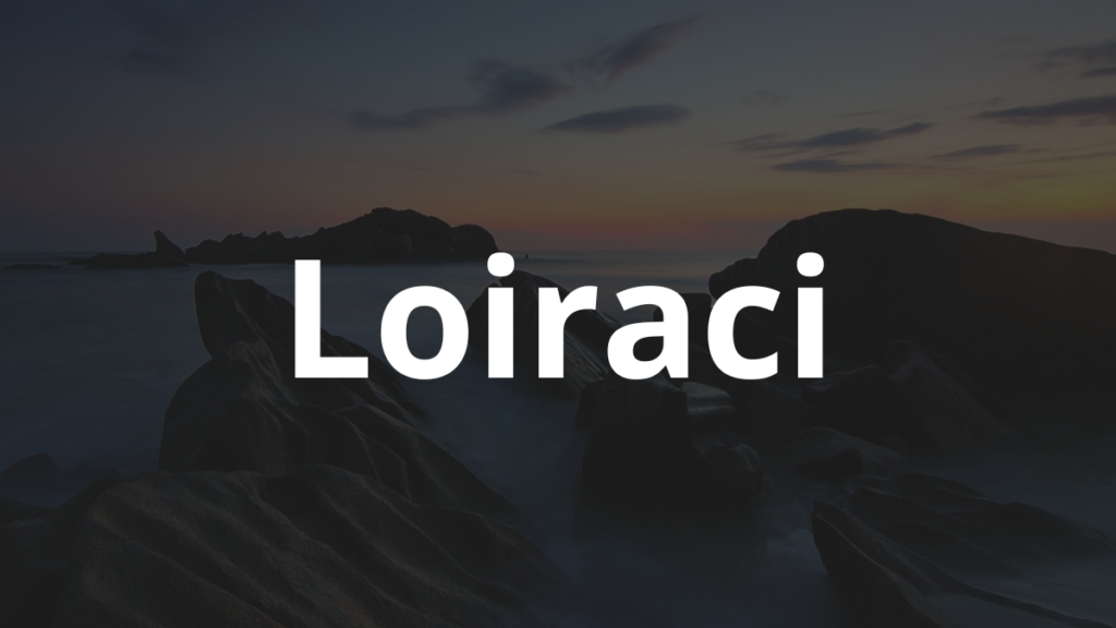 Significado do nome Loiraci