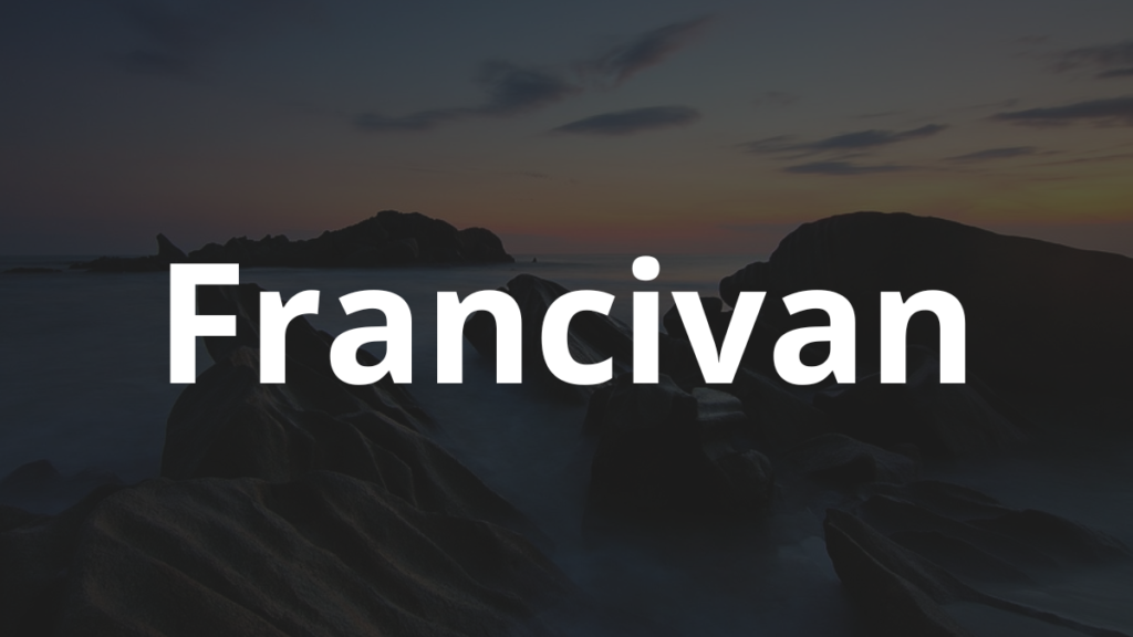 Significado do nome Francivan