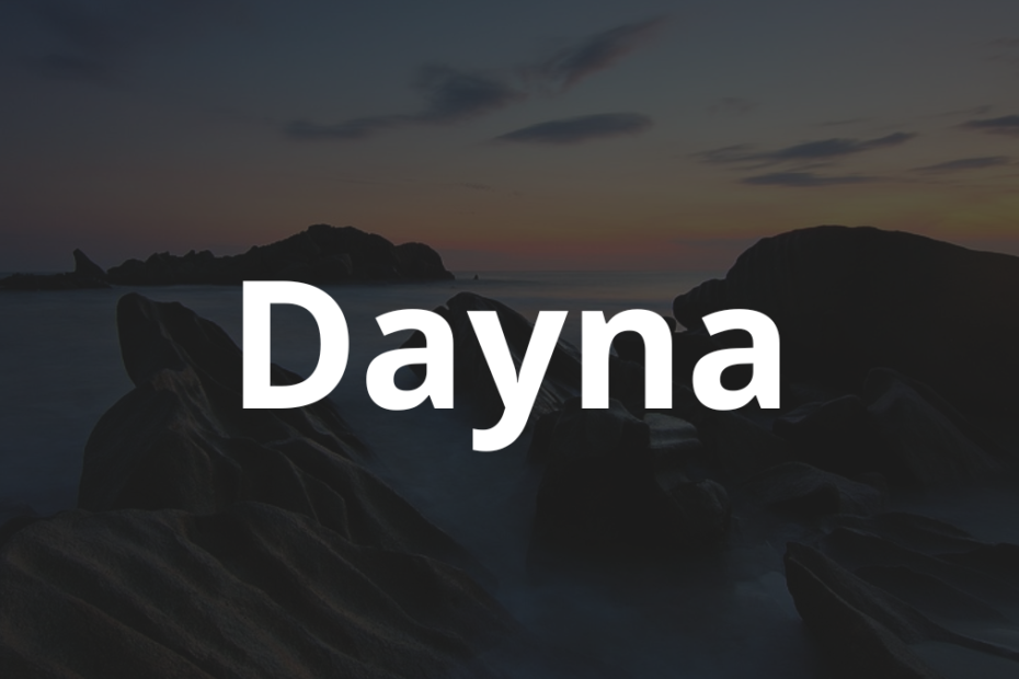 Significado do nome Dayna