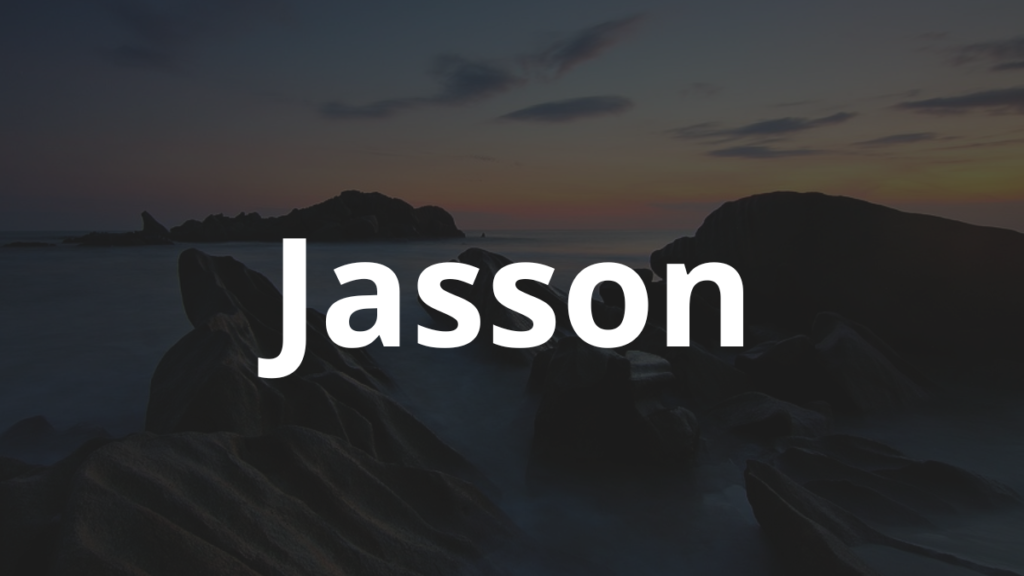 Significado do nome Jasson