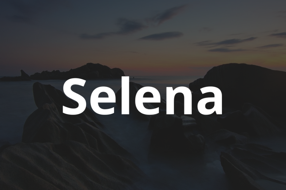 Significado do nome Selena