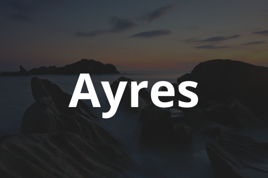 Significado do nome Ayres