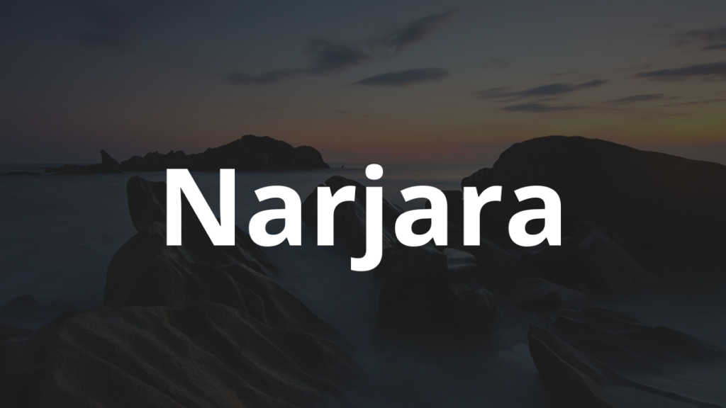 Significado do nome Narjara