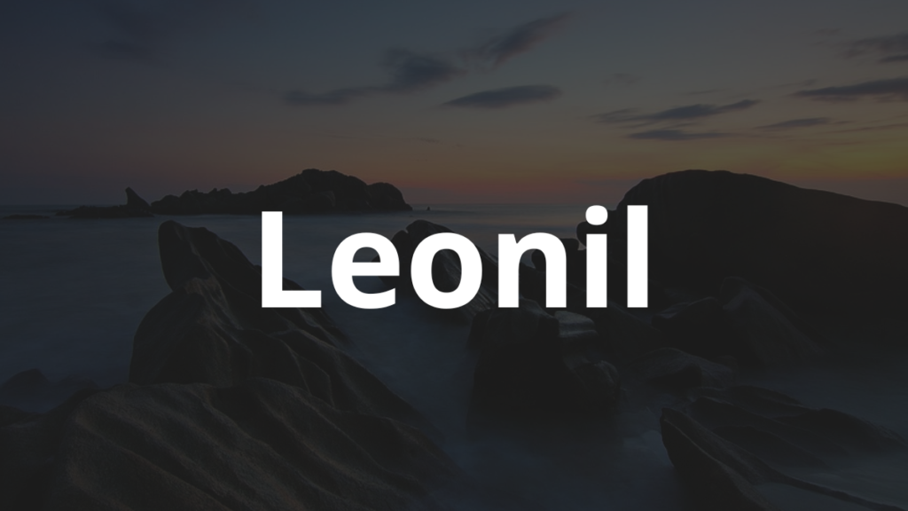 Significado do nome Leonil