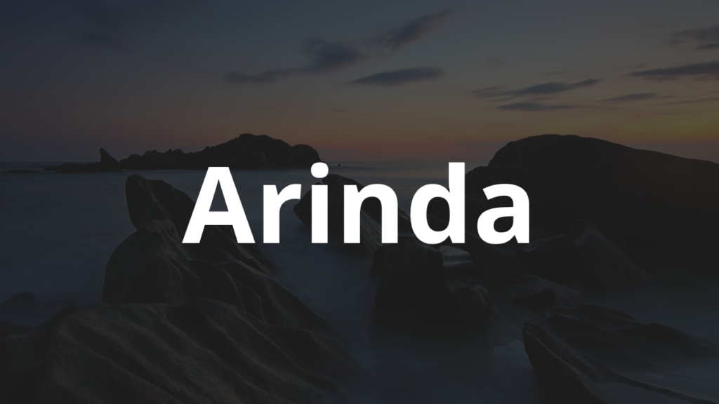 Significado do nome Arinda