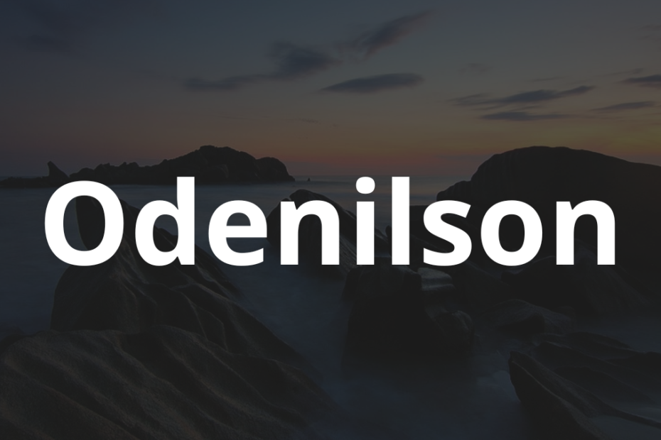 Significado do nome Odenilson