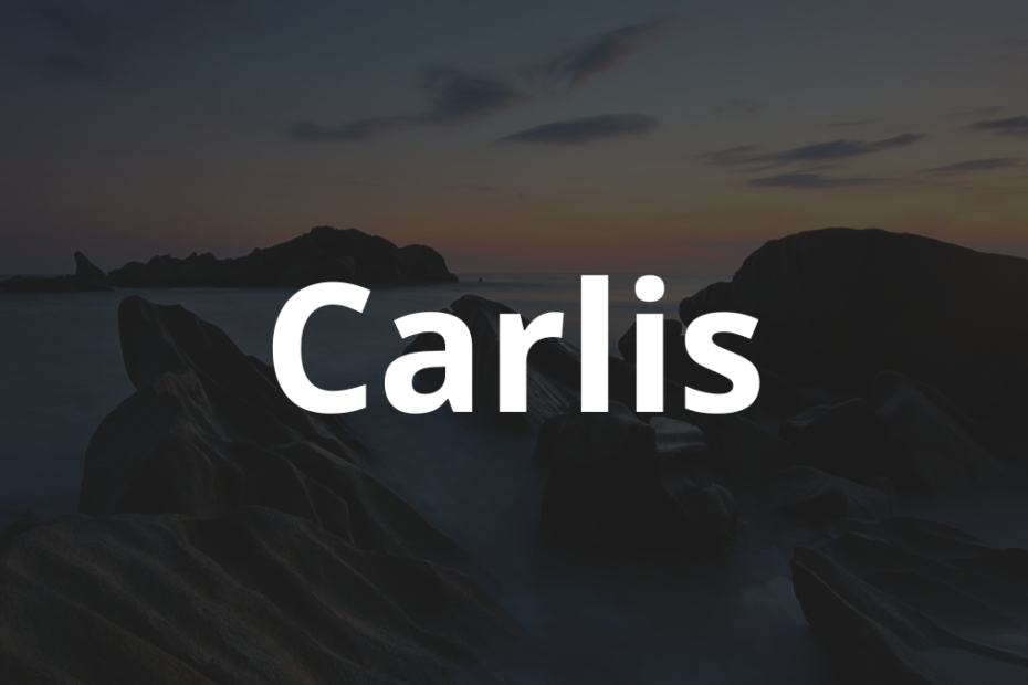Significado do nome Carlis