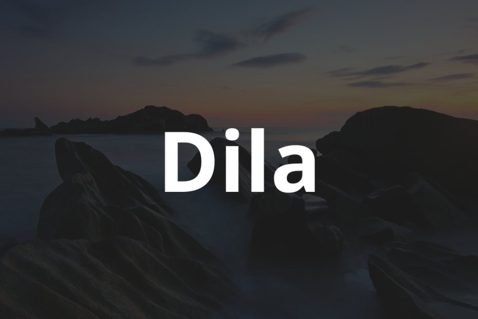 Significado do nome Dila