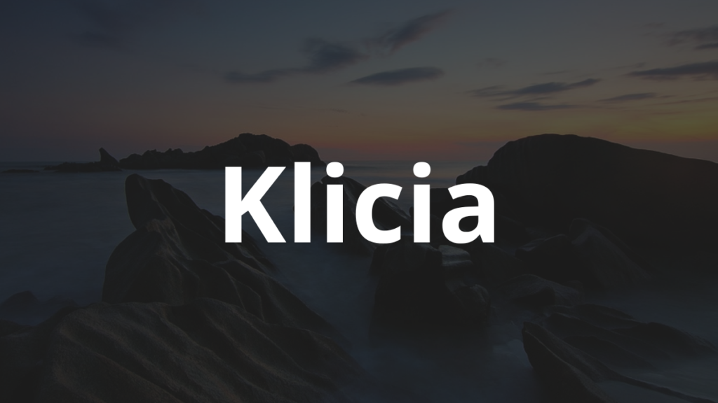 Significado do nome Klicia
