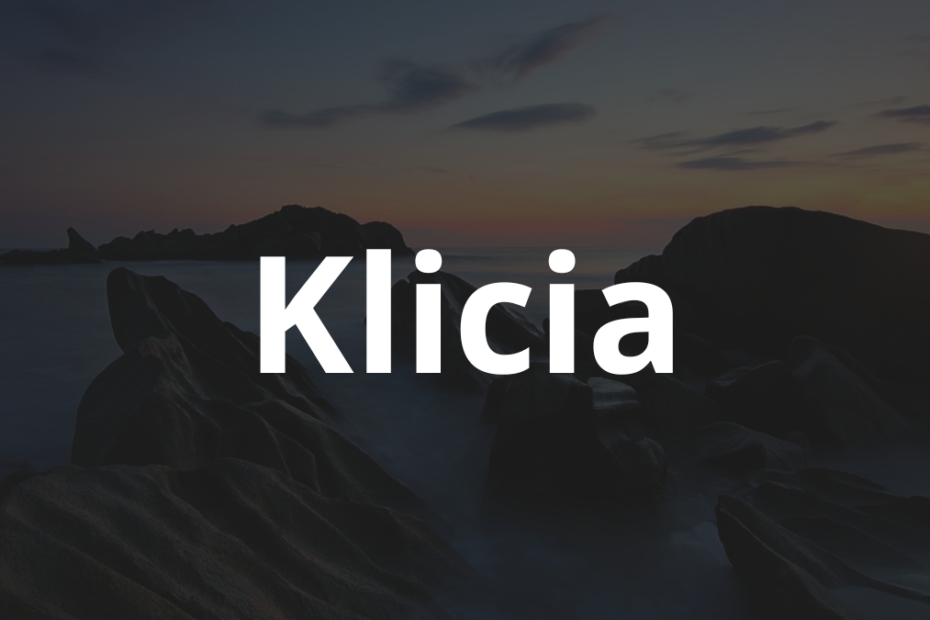 Significado do nome Klicia