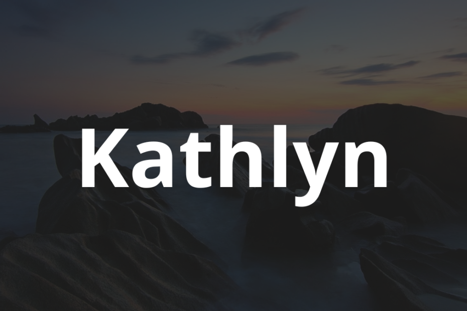 Significado do nome Kathlyn