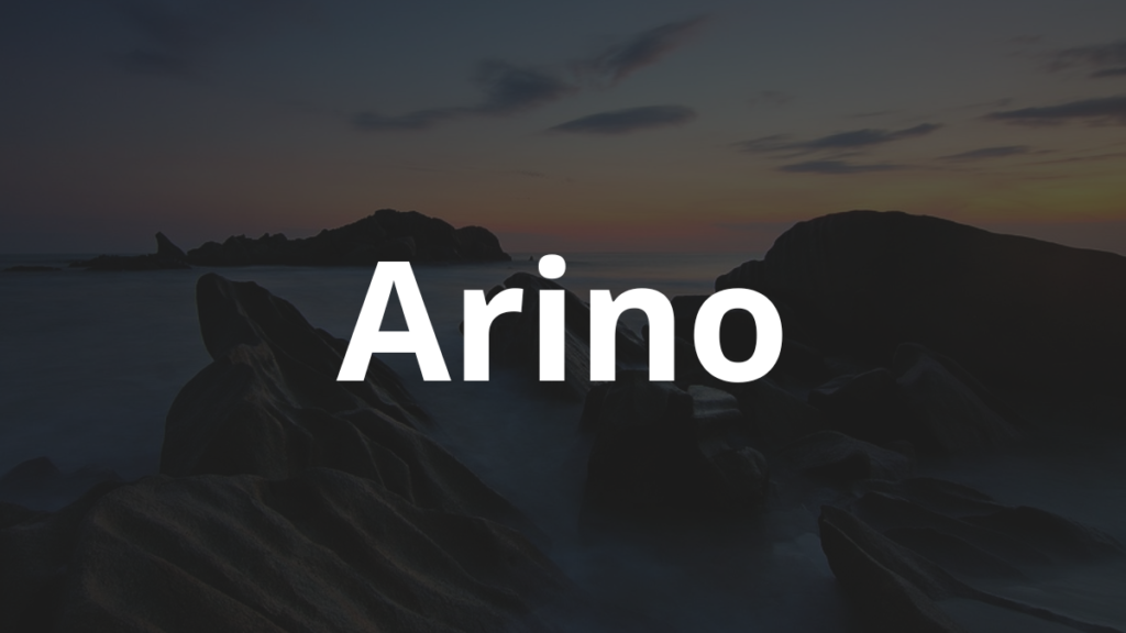 Significado do nome Arino