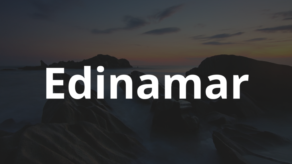 Significado do nome Edinamar