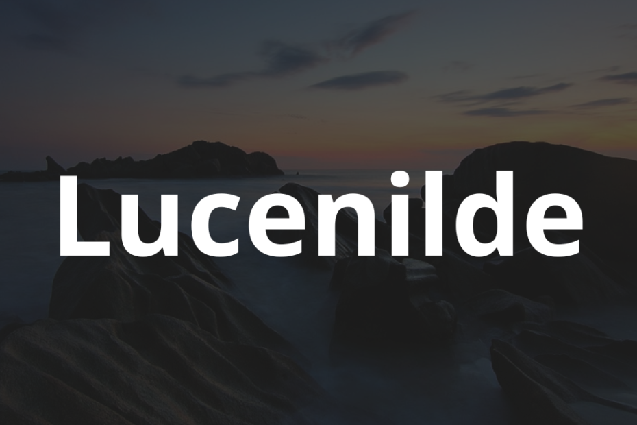 Significado do nome Lucenilde