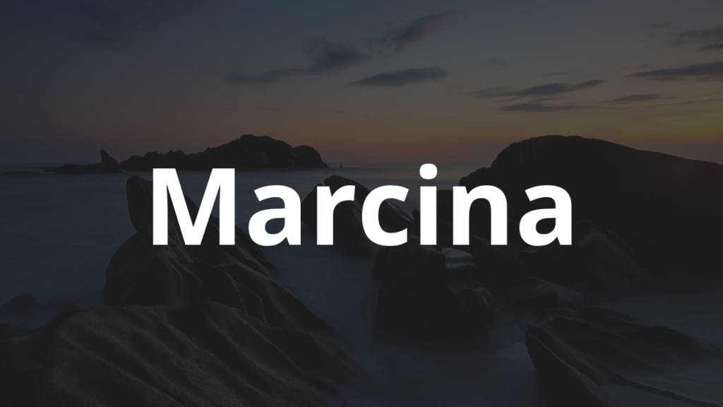 Significado do nome Marcina